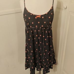 ✔️Kathryn Nightgown Chemise Medium Navy Blue Orange